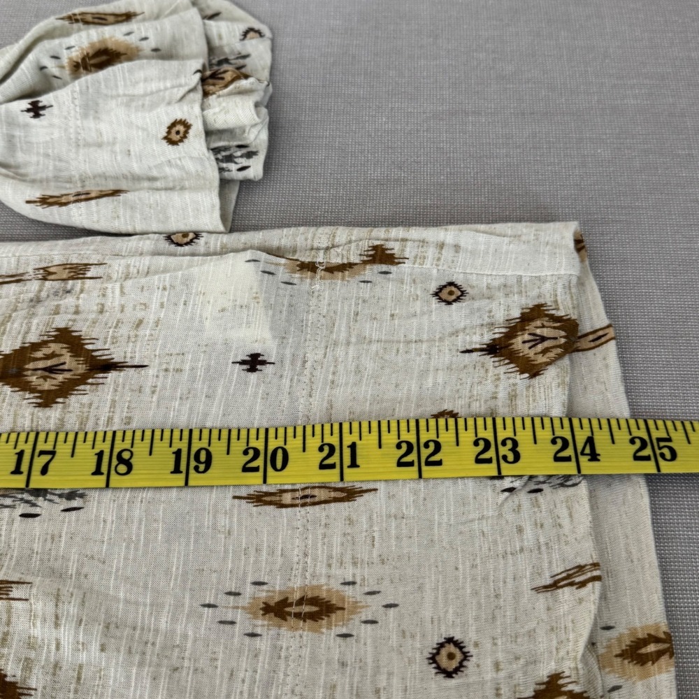 Vintage Lucky Brand Boho Top Large Tan - Picture 10 of 11